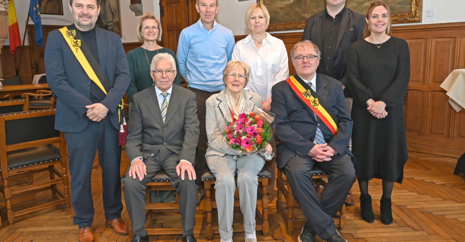 Louis (86) en Jeanine (85) vieren diamanten jubileum in Nieuwpoort