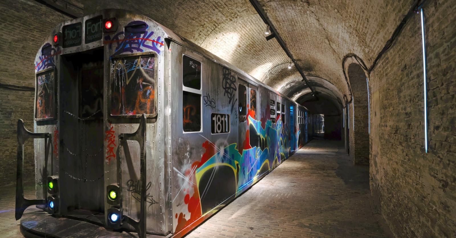 Bijzondere expo Subway Art in Fort Napoleon