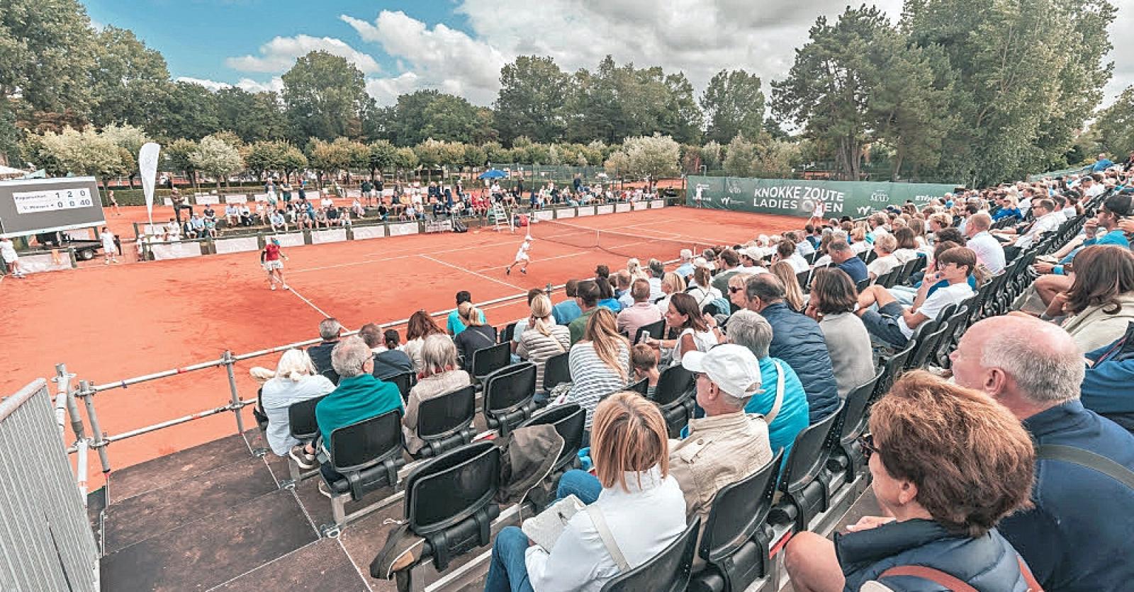 KW article cover about Knokke Zoute Ladies Open tennis tournament expands: "The ambition is to keep growing"