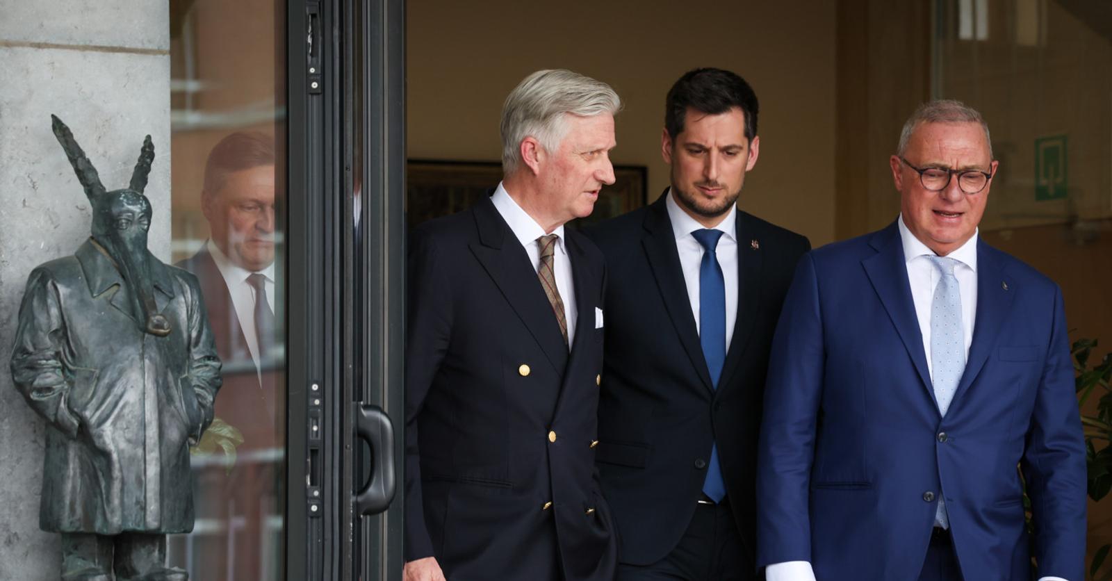 Le roi Philippe, de retour à La Louvière: récit d’une histoire d’amour inattendue qui ravit toute une région