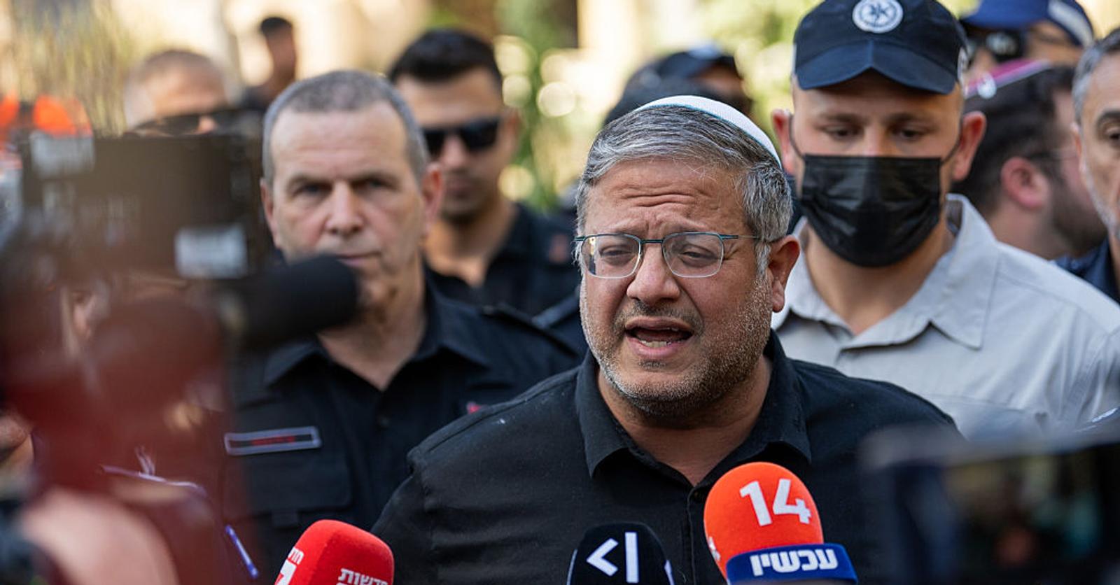 Le ministre israélien de la Sécurité nationale appelle au meutre de «30 à 40» personnes par nuit à Gaza: des propos «insupportables et inhumains»