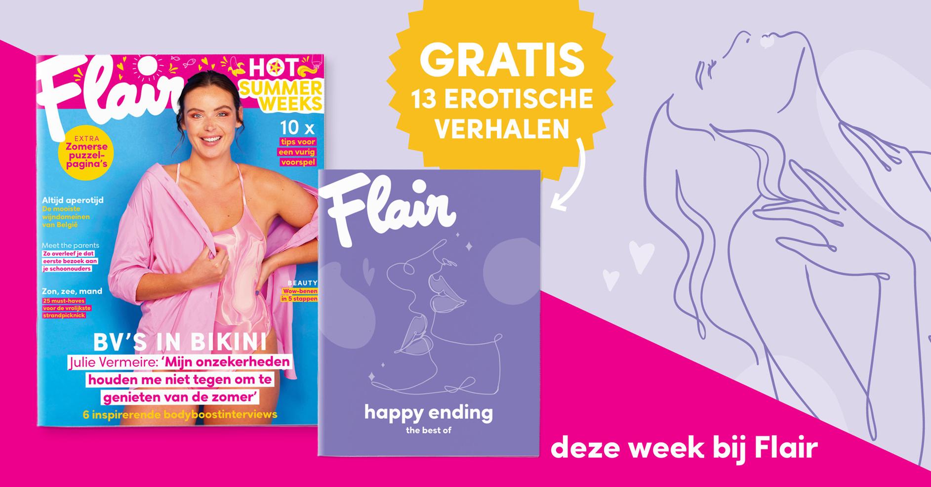 13 erotische verhalen | deze week gratis bij Flair