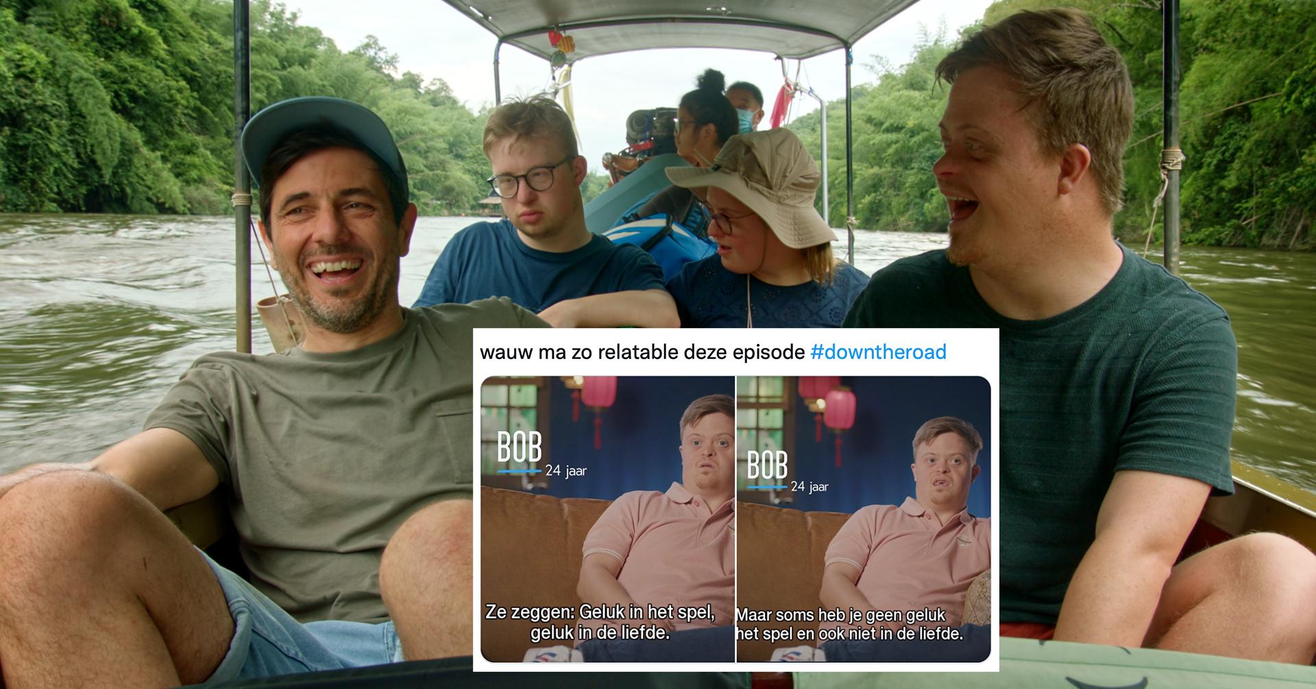 Tweets Down the road aflevering 6 | Twitter smelt voor Bob en Simon