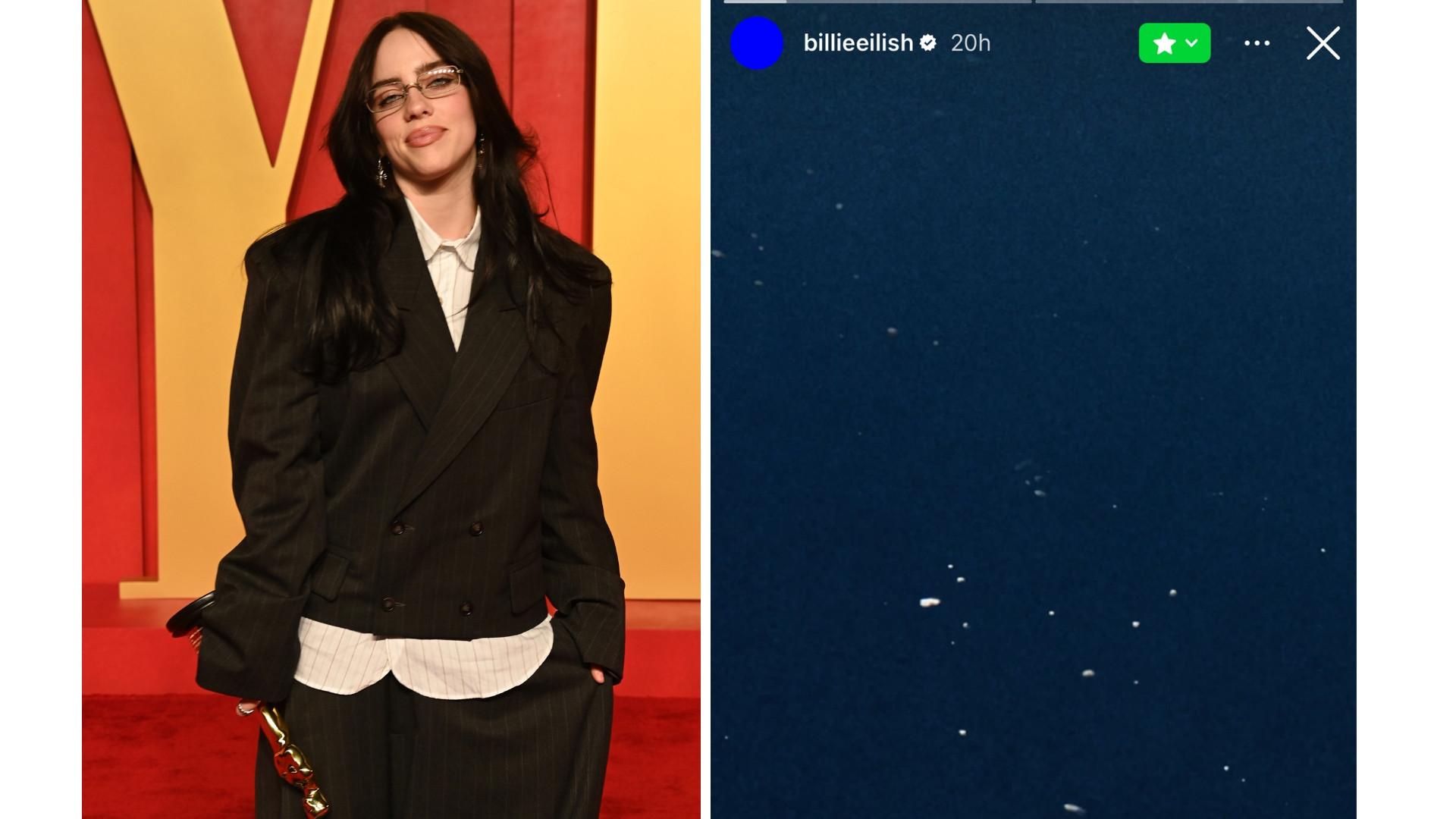 Billie Eilish tease un nouveau projet de manière très originale