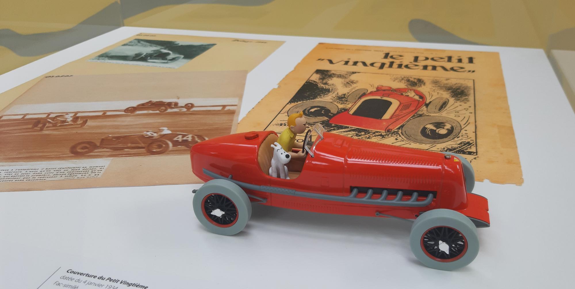Les voitures de Tintin : le bolide rouge