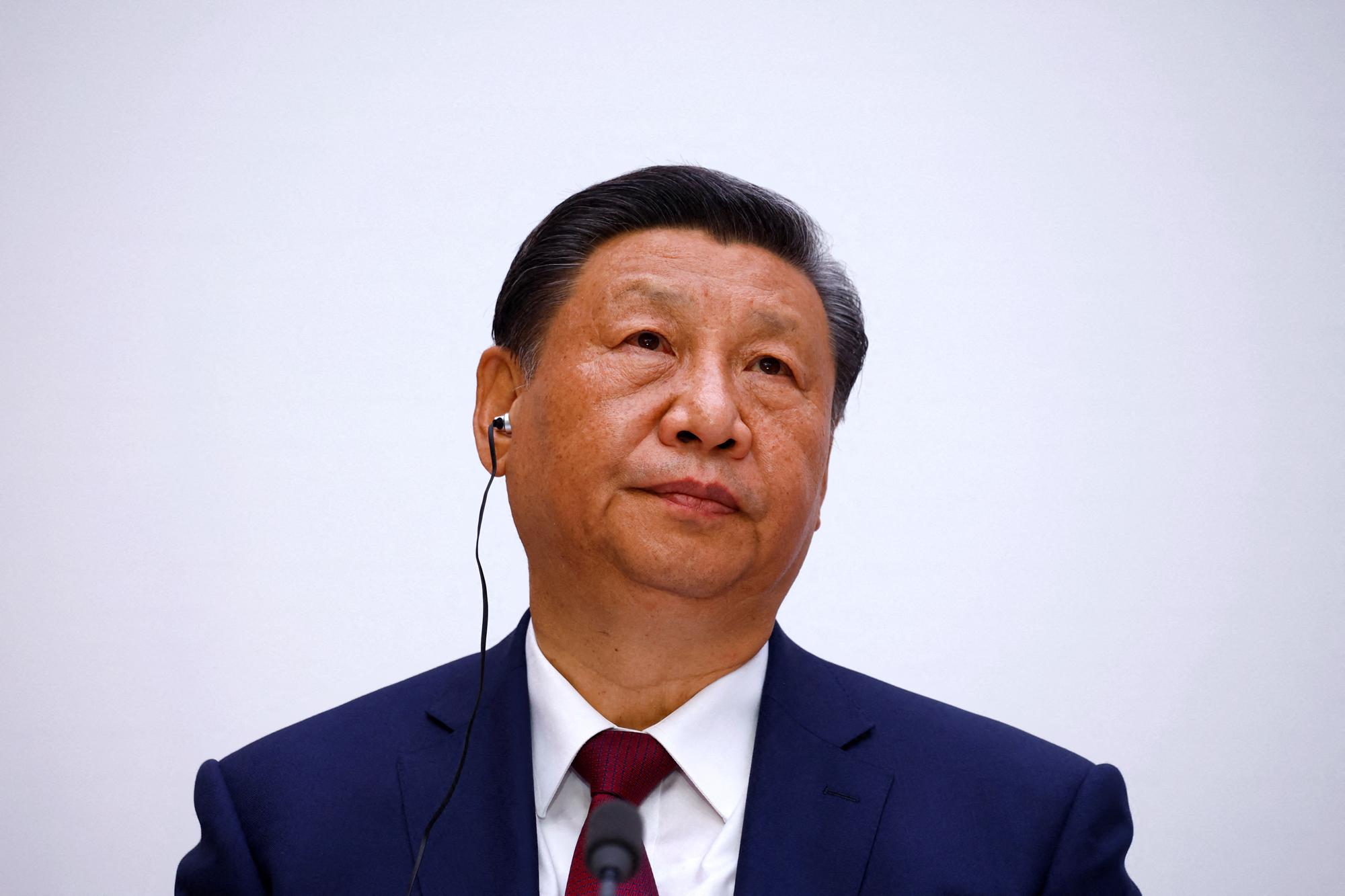 De Chinese president Xi Jinping.