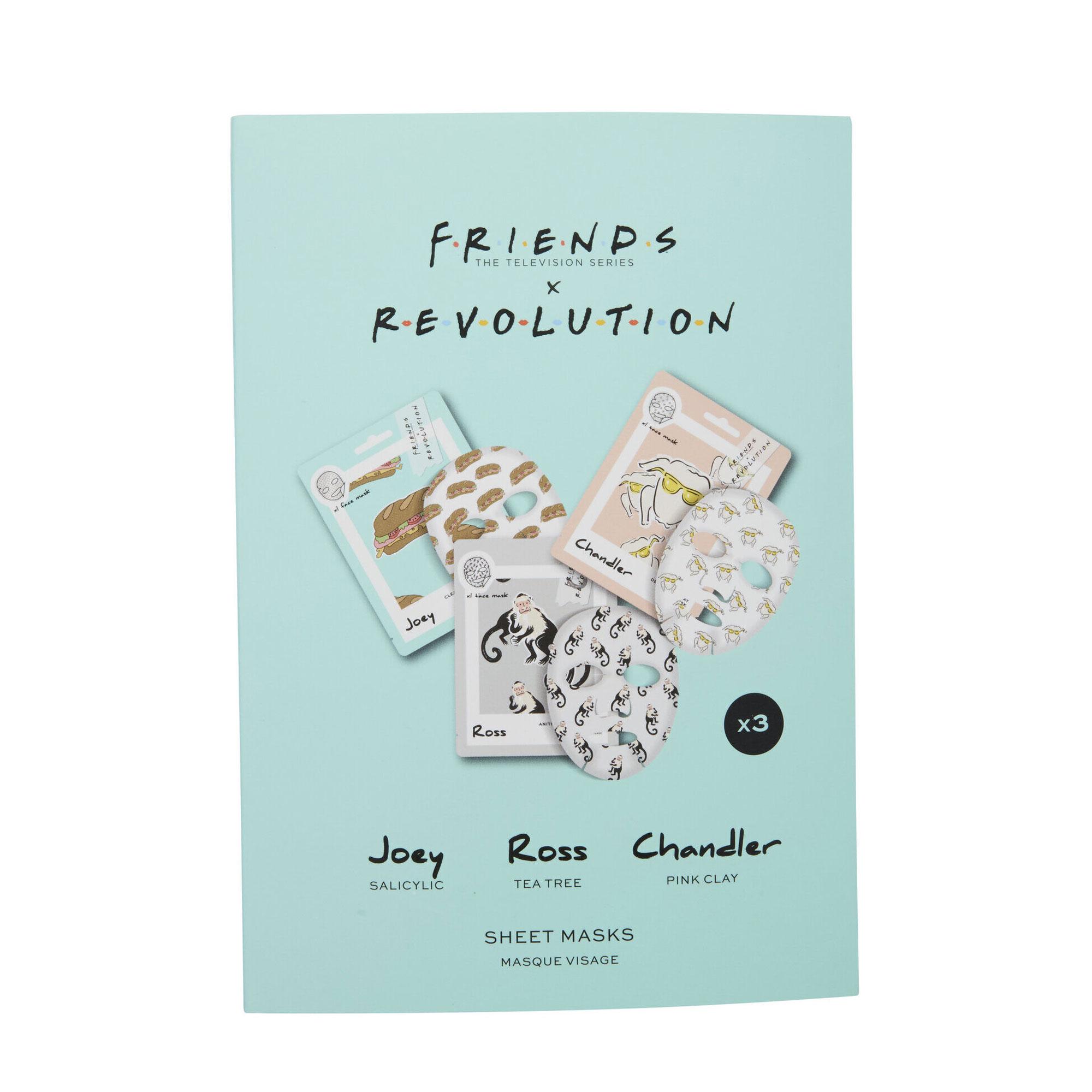 Set van 3 sheet masks 'Friends'