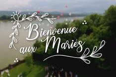 Bienvenue aux mariés