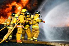 Pompiers sous haute tension