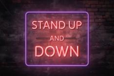 Stand up et down