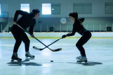 Du sang sur la glace
