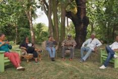 Papa aux Antilles