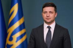 Le président Zelensky parle à l'Europe