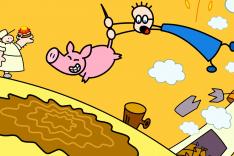 Tom en de boterham met aardbeienjam en honing