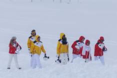 Les apprentis champions au ski