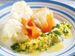 bloemkool met zalm