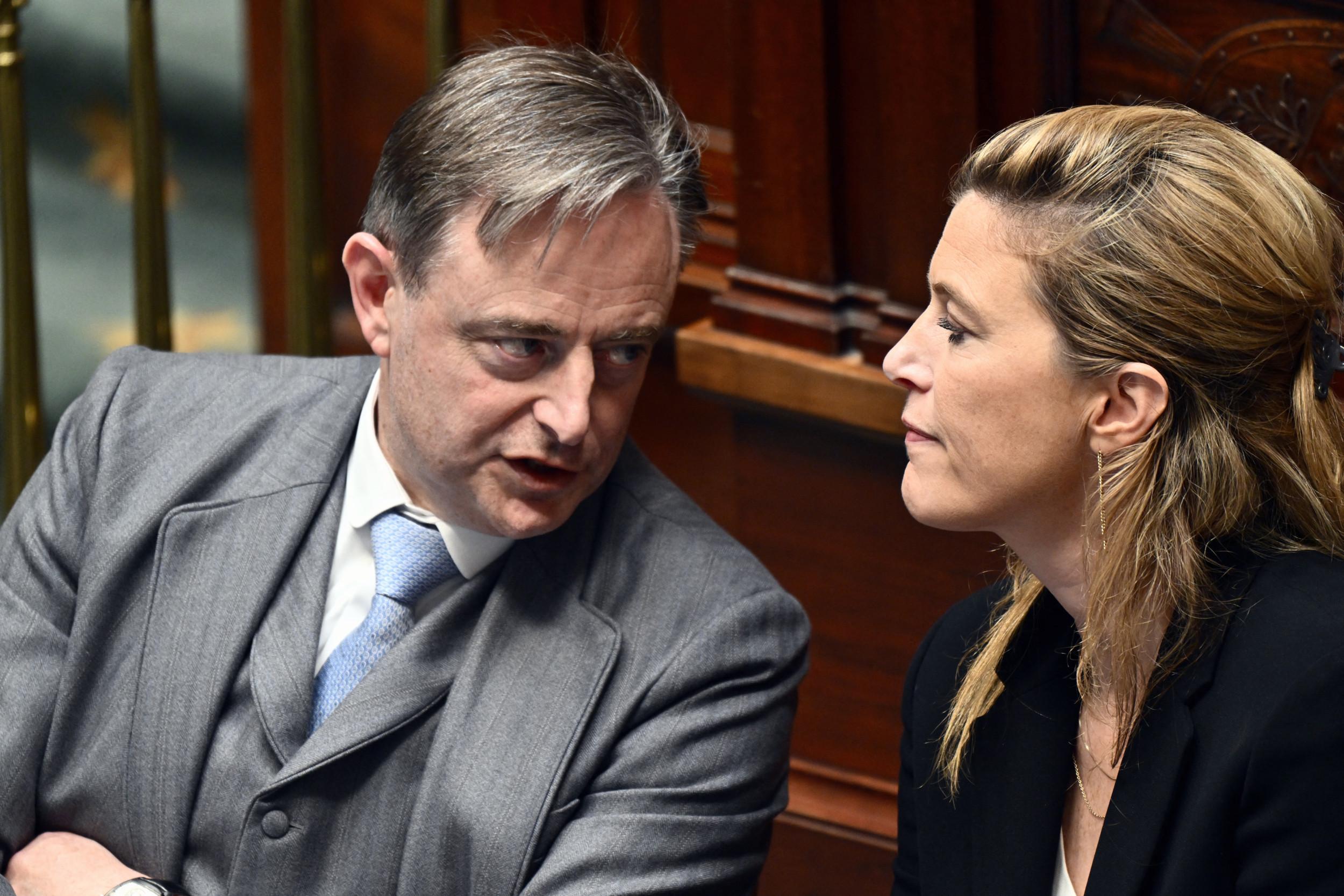 Bart De Wever (N-VA) en Annelies Verlinden (CD&V)