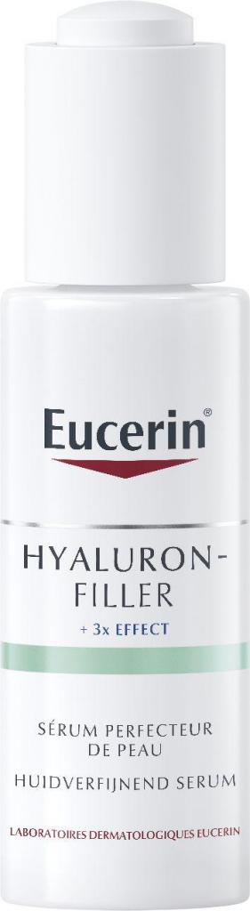 Het nieuwe huidverfijnende serum van Eucerin is geschikt voor alle huidtypes. Het bevat onder meer hyaluronzuur dat de huid er gladder en zachter uit laat zien.34,95 euro - www.eucerin.be 