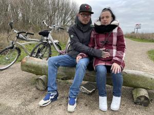 Cedric Catrysse en Tiffany Windelinckx deden een merkwaardige vondst.