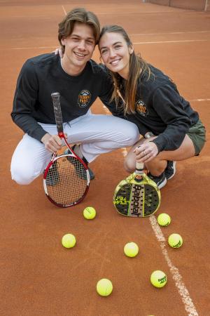 Tennis is populairder bij mensen die iets meer technisch onderlegd zijn, padel heeft een veel breder doelpubliek.