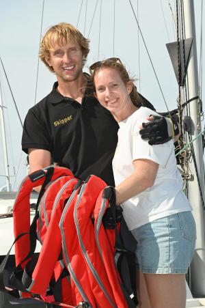 Ruben Ongenae en zijn vrouw Louise Denys.
