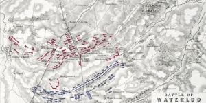 Posities van Franse en geallieerde troepen bij de slag van Waterloo. De Belgisch-Nederlandse inbreng in de ondergang van Napoleon is altijd onderbelicht gebleven.