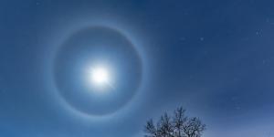 Halo lunaire.