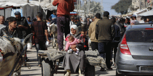 Deir Al Balah, Gaza, op woensdag.