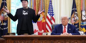 Elon Musk en Donald Trump