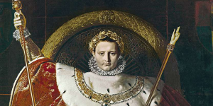 Jean Auguste Dominique Ingres, Napoleon op de keizerstroon, 1806.
