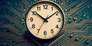 Horloge puce temps