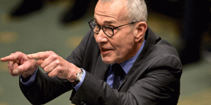 Frank Vandenbroucke (Vooruit) op donderdag in de Kamer.