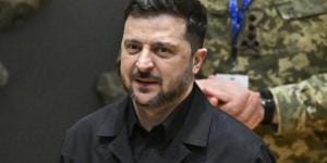 Volodymyr Zelensky op dinsdag