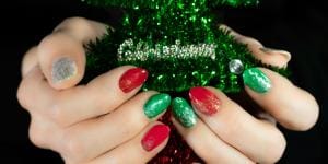 manicures kerstmis