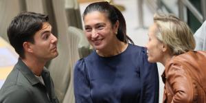 Zuhal Demir, Vlaams minister van Onderwijs, tijdens een debat over onder meer de schoolbonus