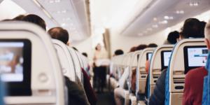 passagiers vliegtuig