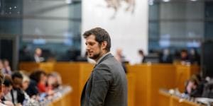 Adrien Dolimont au parlement de Wallonie