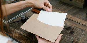 lettre enveloppe scellée