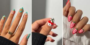 Nail art fruit