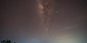 Photo du ciel et de la Voie lactée