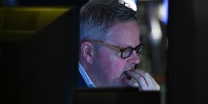 Belegger op Wall Street.