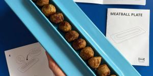 IKEA Gustaf Westman meatball plate