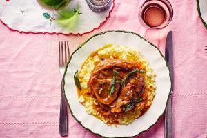 ossobuco met saffraanrisotto