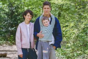 Elke, Lieven et Odie photographiés par Eva Donckers pour Weekend