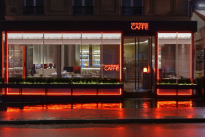 modehuizen met een restaurant