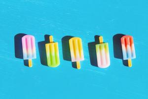 glace à l'eau