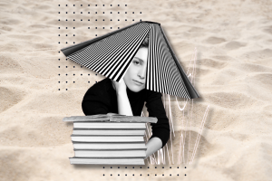 Ce que vos lectures de vacances disent de votre satisfaction au boulot - Montage Weekend (illustration Getty Images)