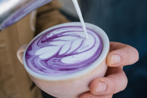 ube latte bruxelles