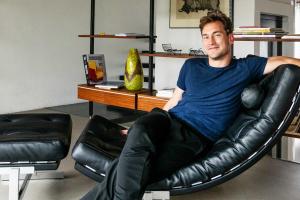 Portretfoto van Jan, de kleinzoon van Roger De Winter