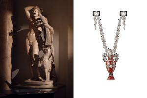 Een juweel uit de expo ‘Cartier & Myths at the Capitoline Museums’ in Rome.
